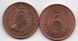 Mauritius - 5 pcs х 5 Cents 1969 - aUNC