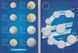 Europe - booklet for 8 coins 1 2 5 10 20 50 Cent 1 2 Euro
