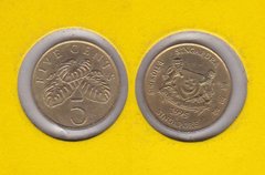 Singapore - 5 Cents 1995 - in the holder - XF