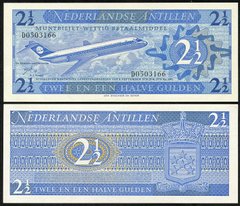 Нидерландские Антильские острова - 2 1/2 Gulden 1970 - P. 21a - UNC