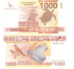 French Pacific Terr. - 1000 Francs 2014 ( 2020 ) - P. 6b - UNC
