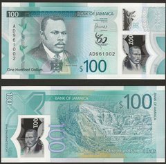 Jamaica - 100 Dollars 2022 ( 2023 ) - comm. - Polymer - UNC