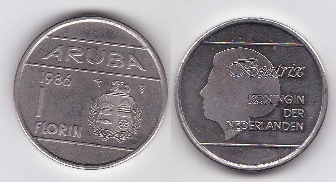 Aruba - 1 Florin 1986 - aUNC