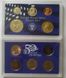 USA - Mint set 10 coins 1 Dime 1 5 Cents 1/2 ( Half ) 1 + 5 x 1/4 ( Quarter ) Dollar 2000 - S - in a case - Proof