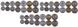 New Caledonia - 3 pcs x set 7 coins 1 2 5 10 50 100 Francs - 2013 - UNC