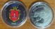 Украина - 5 шт x 1 Karbovanets 2023 - герб Одеса - Fantasy - Сувенирная монета - в капсуле - UNC