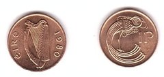 Ирландия - 1 Pence 1980 - aUNC / UNC