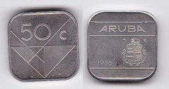 Aruba - 50 Cents 1986 - XF / VF