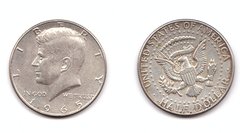 USA - 50 Cents ( Half Dollar ) 1965 - silver - XF-