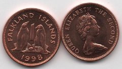 Falkland Islands - 1 Penny 1998 - aUNC / XF+