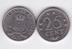 Netherlands Antilles - 25 Cents 1977 - XF