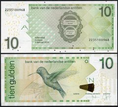 Нидерландские Антилы - 10 Gulden 2014 - P. 28g - UNC