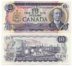Канада - 10 Dollars 1971 - P. 88b - signatures: Bouey & Rasminsky - UNC