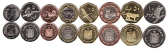 Палестина - набор 8 монет 1 2 1/2 5 10 25 50 Fils 1 2 Dinars 2010 - UNC
