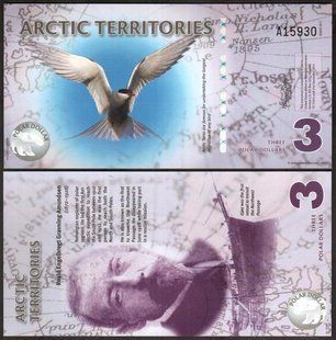 ARCTIC - 3 Dollars 2011 - Polymer - UNC