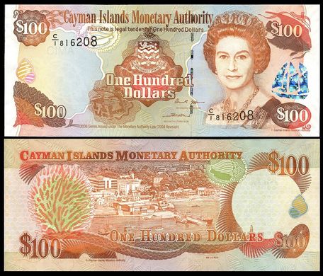 Кайманові Острови - 100 Dollars 2006 P. 37 - UNC