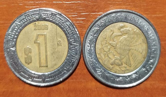 Мексика - 1 Peso 2009 - VF