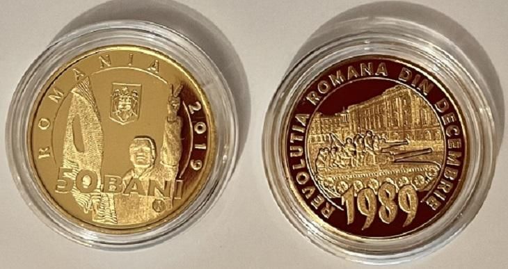 Romania - 50 Bani 2019 - 30 years of revolution - in a capsule - Proof
