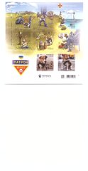 2280 - Украина - 2022 - Пес патрон - лист марок из 8 разных марок - MNH