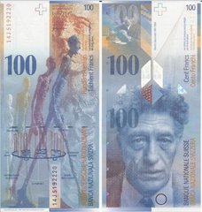 Switzerland - 100 Francs 2014 - Pick 72J (2) - UNC