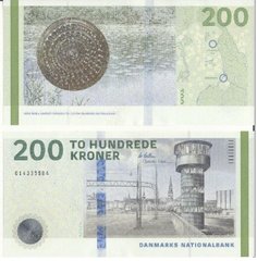 Дания - 200 Kroner 2021 ( 2024 ) - P. W72 - UNC