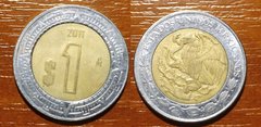 Mexico - 1 Peso 2011 - VF