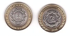 Аргентина - 2 Pesos 2015 - UNC