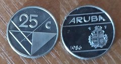 Aruba - 25 Cents 1986 - aUNC