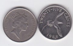 Bermuda - 25 Cents 1988 - VF