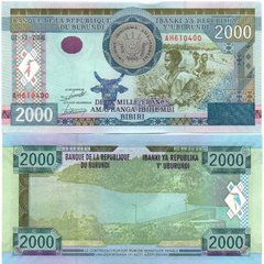 Бурунді - 2000 Francs 2008 - UNC