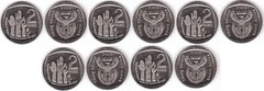 South Africa - 5 pcs x 2 Rand 2020 - Freedom of religion, bellef and opinion 1994 - 2019 - comm. - UNC