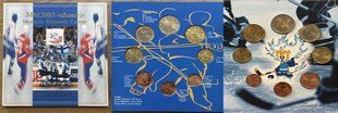 Финляндия - Mint набір 8 монет 1 2 5 10 20 50 Cent 1 2 Euro 2003 - in folder - UNC