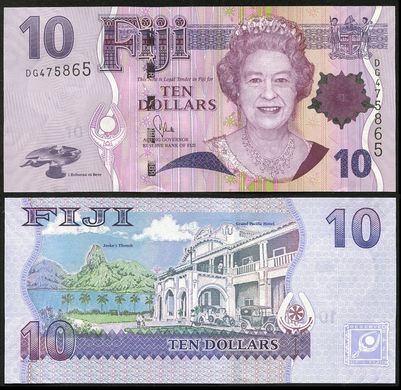 Фиджи - 10 Dollars 2011 - P. 111b - UNC