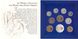 Сан-Марино - набір 10 монет 1 2 5 10 20 50 100 200 500 1000 Lire (1000 срібло) 1994 comm. - UNC