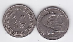 Сингапур - 20 Cents 1981 - VF+