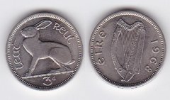Ireland - 3 Pence 1968 - aUNC / XF