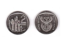 South Africa - 2 Rand 2020 - Freedom of religion, bellef and opinion 1994 - 2019 - comm. - UNC