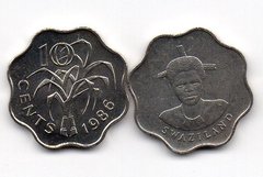 Свазиленд - 10 Cents 1986 - UNC