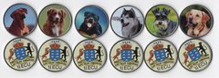 Fantasy - Canary Islands - set 6 coins x 1 1/2 Ecu 2020 - Dogs - UNC
