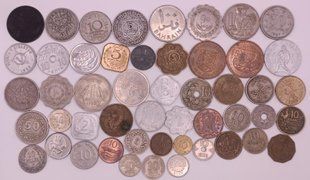 World / Монети світу - набір 50 монет світу - mixed - № 3 - (стан на фото)