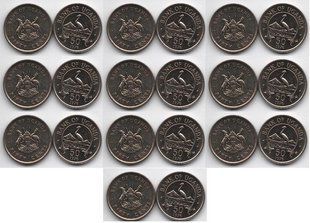 Уганда - 10 шт х 50 Cents 1976 - VF