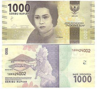 Indonesia - 1000 Rupiah 2016 (2018) - P. 154c(1) - UNC