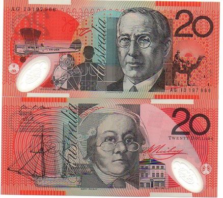 Australia - 20 Dollars 2013 - P. 59h - signatures: Stevens and Parkinson - UNC