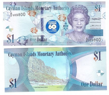 Cayman Islands - 1 Dollar 2020 - P. W44 - comm. - National Heroes Day Celebration 2020 / 60 Years - Our First Constitution - UNC