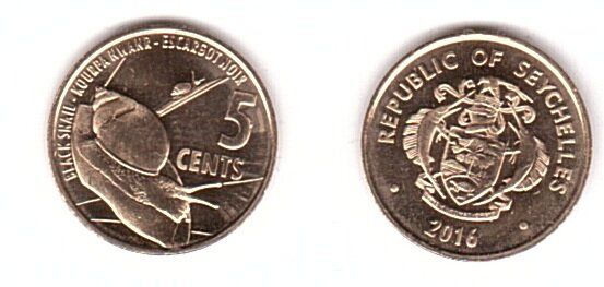 Seychelles - 5 Cents 2016 - UNC