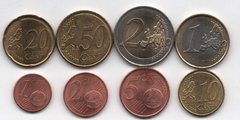 Мальта - набір 8 монет 1 2 5 10 20 50 Cent 1 2 Euro 2008 - UNC
