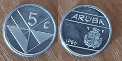 Aruba - 5 Cents 1986 - aUNC