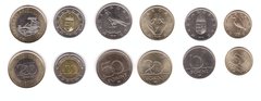 Венгрия - набор 6 монет 5 10 20 50 100 200 Forint 2018 - 2019 - UNC