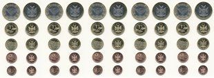 Намібія - 5 шт х набір 5 монет 10 20 50 Cents 1 5 Dollars 2025 - UNC