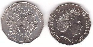 Австралия - 50 Cents 2010 - День Австралії 2010 / Australia Day 2010 - UNC